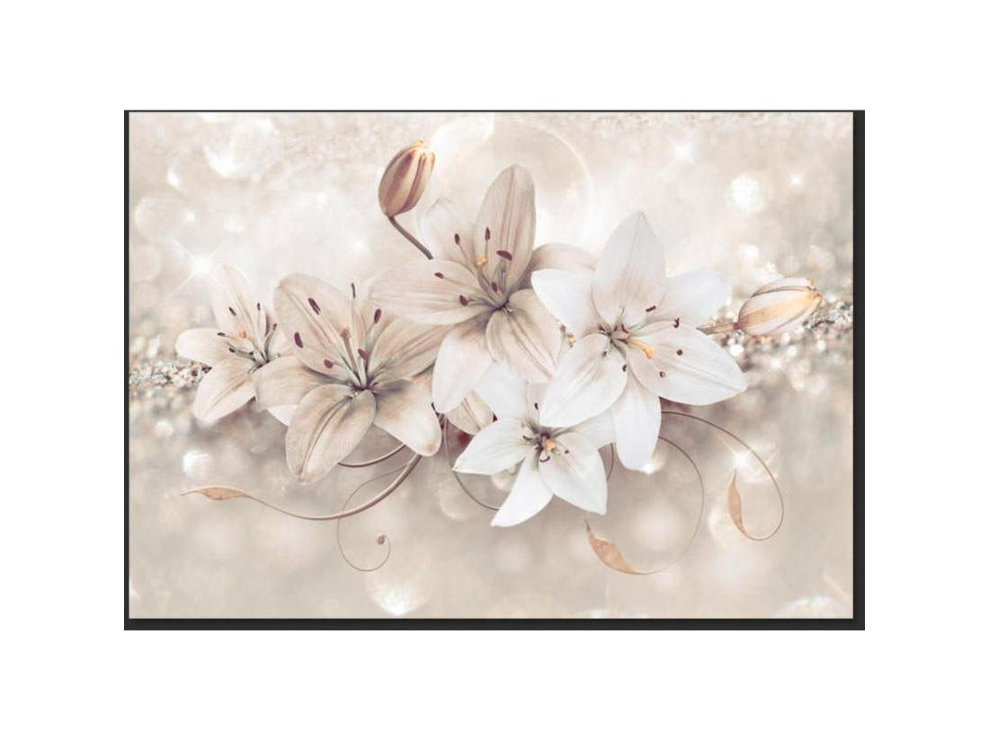 Vente Unique Papier Peint Lys De Diamant - 350 X 245 Cm