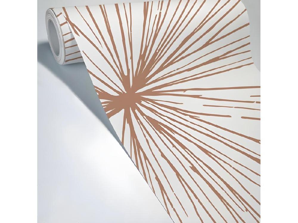 Vente Unique Papier Peint Panoramique L336xH270cm - Lämnar Terracotta - Papier Intissé 150gr/m2