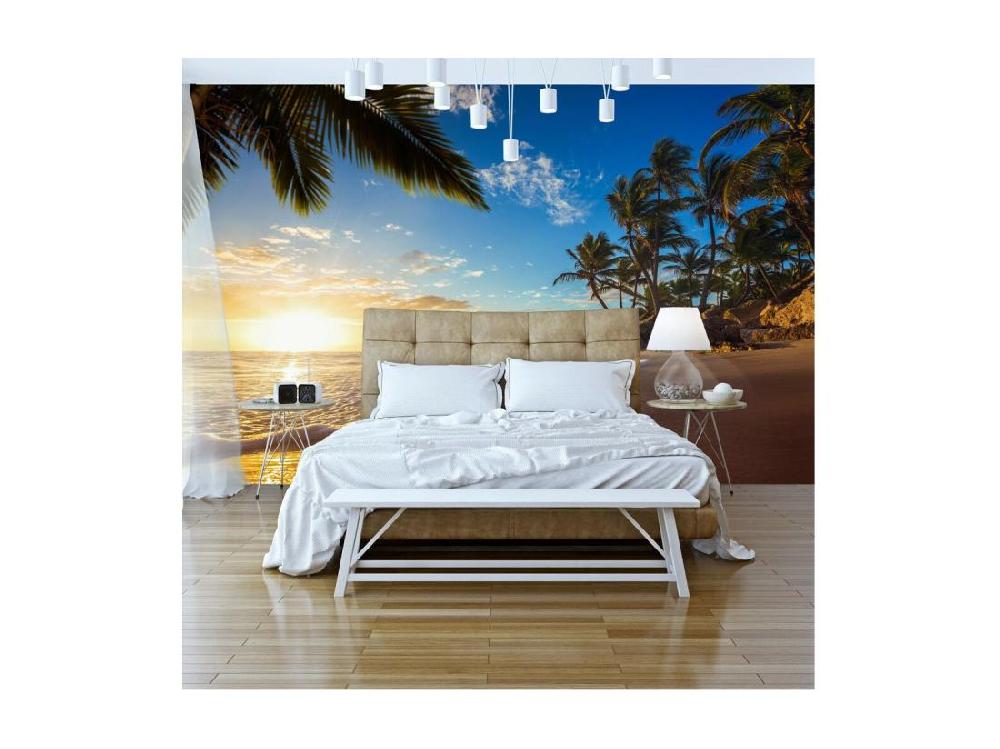 Vente Unique Papier Peint "Tropical Beach" 175 X 250 Cm
