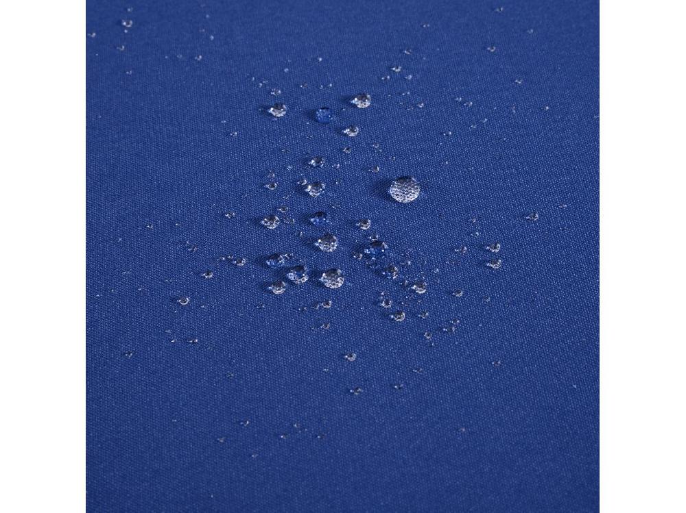 Vente Unique Parasol En Métal Rond Polyester 180g/m² Manivelle Inclinable Ø 3 X 2 45 M Bleu