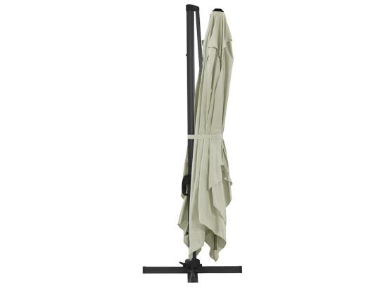 Vente Unique Parasol Jardin Déporté Alu "Sun 4" 3 X 4 M - Ecru