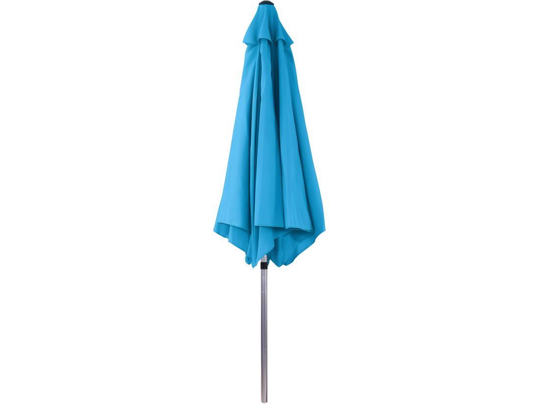 Vente Unique Parasol Jardin Droit Alu "Sol" - Rond - Ø 3m - Bleu