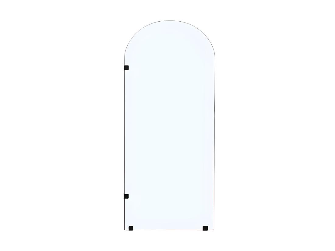 Vente Unique Paroi De Douche à L'italienne Arrondie - 90 X 215 Cm - AIRLIE