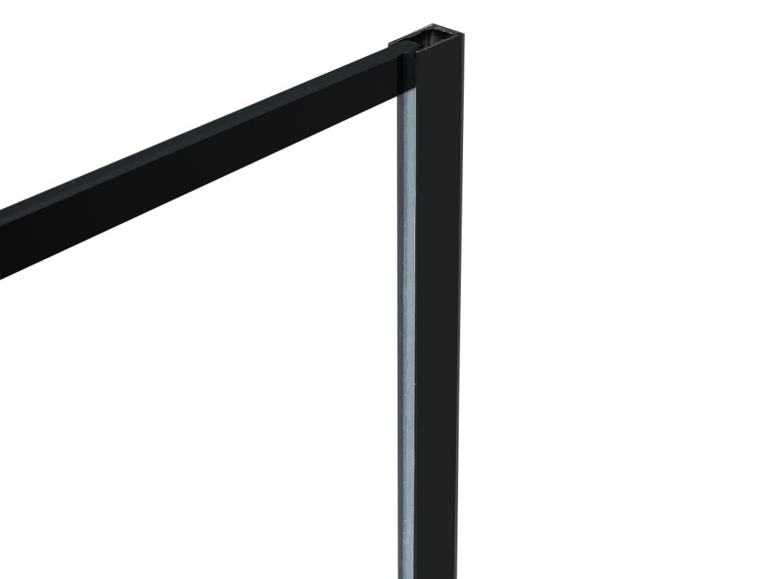 Vente Unique Paroi De Douche à L'italienne Style Industriel - 120 X 200 Cm - INAYA II