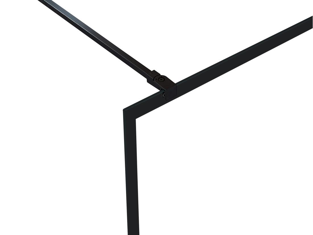 Vente Unique Paroi De Douche à L'italienne Style Industriel - 140 X 200 Cm - INAYA II
