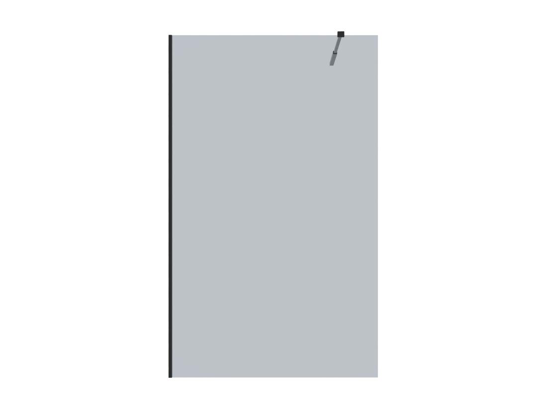 Vente Unique Paroi De Douche à L'italienne - Verre Fumé Gris - 120x200 Cm - MALIKA II