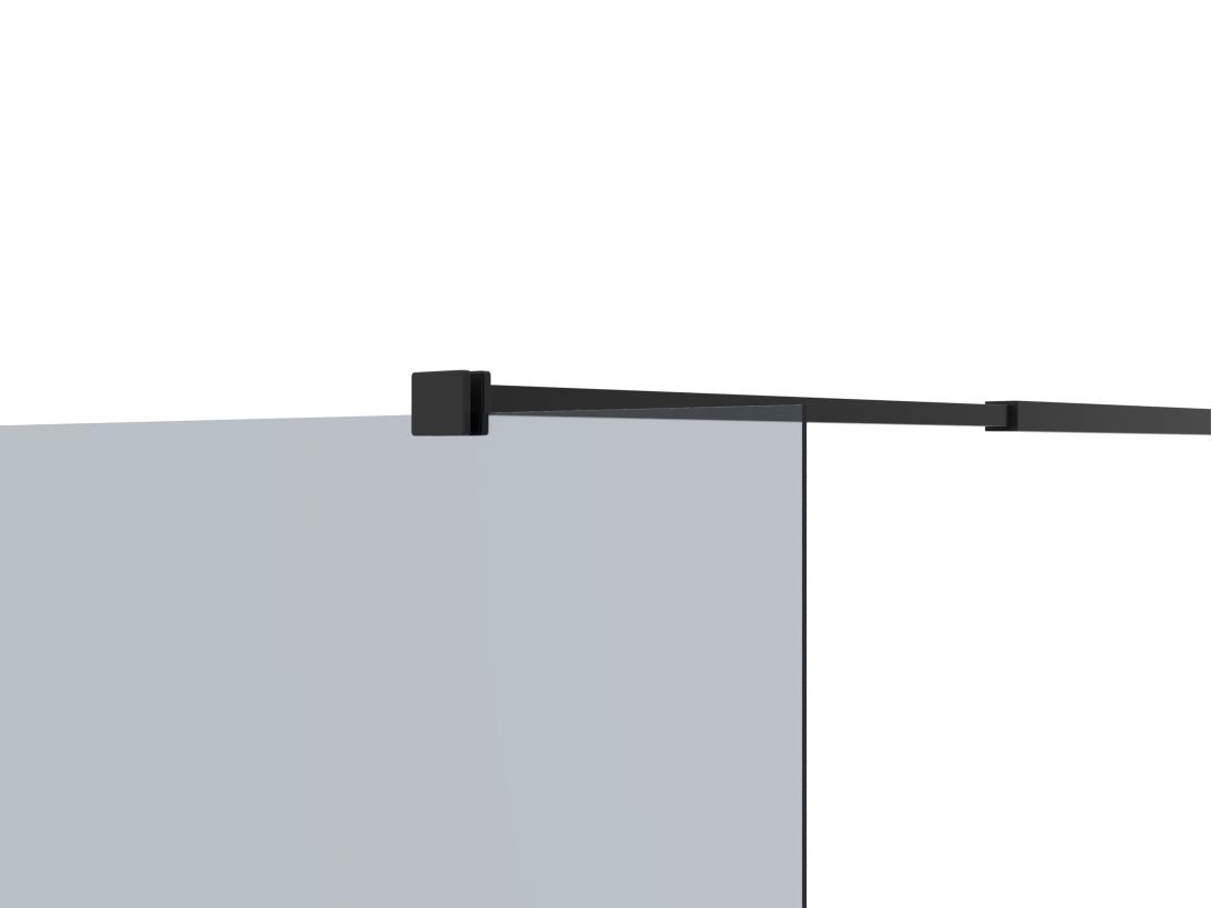 Vente Unique Paroi De Douche à L'italienne - Verre Fumé Gris - 120x200 Cm - MALIKA II