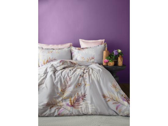 vente unique Parure de lit 2 personnes 240x220 cm satin de coton imprimé