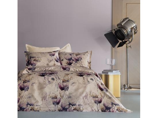 vente unique Parure de lit 2 personnes 240x220 cm satin de coton imprimé