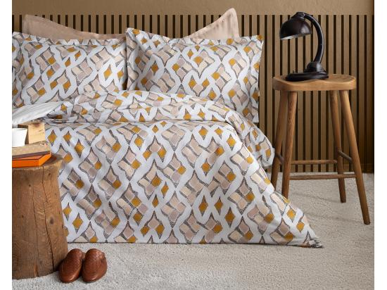 Vente Unique Parure De Lit 2 Personnes 240x220 Cm Satin De Coton Imprimé