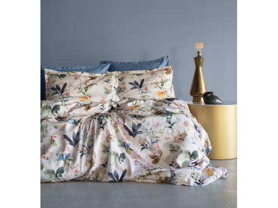 vente unique Parure de lit 2 personnes 240x220 cm satin de coton imprimé