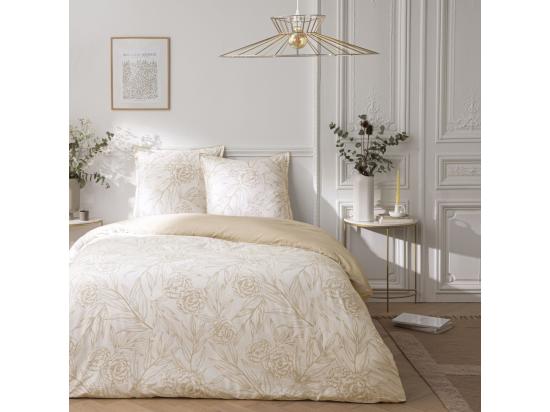 Vente Unique Parure De Lit 2 Personnes En Satin De Coton Réversible 260x240cm