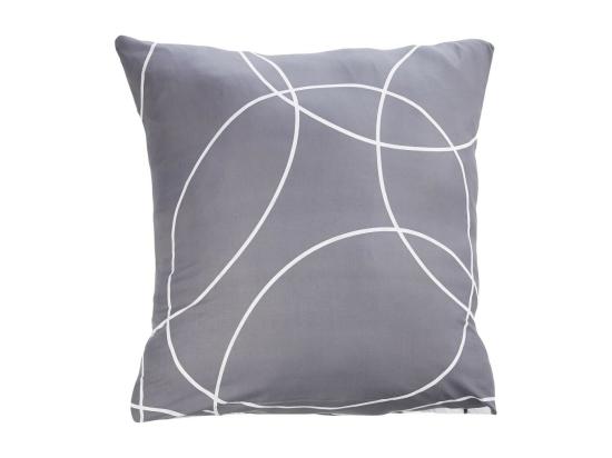 Vente Unique Parure De Lit 3 Pièces "Elton" 240x220cm Gris