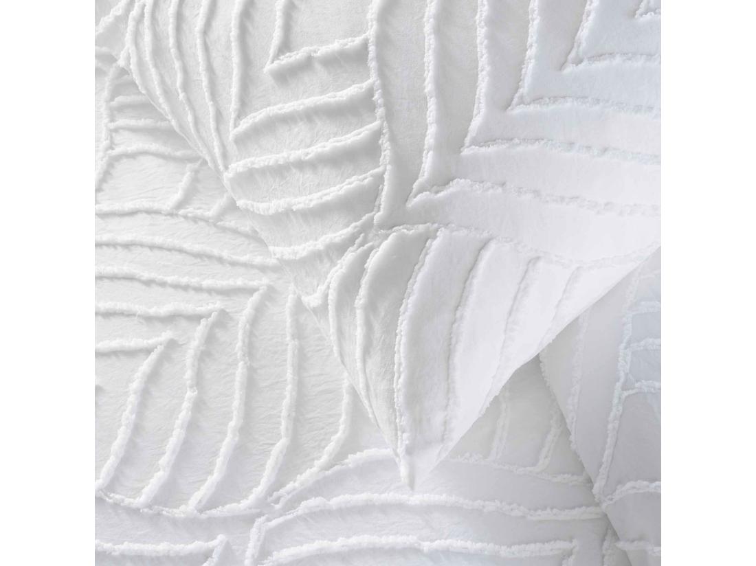 Vente Unique Parure De Lit 3 Pièces "Heltie" 240x220cm Blanc