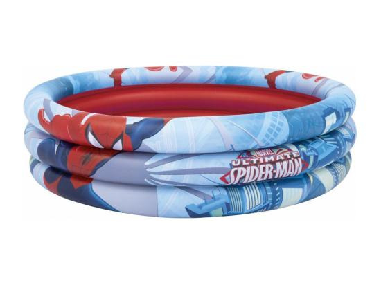 Vente Unique Pataugeoire Ronde Spider Man - 200 L - 3 Boudins - D 122 Cm X H 30 Cm