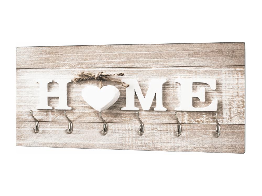 vente unique Patère Murale 6 Crochets "Home" 90cm Naturel