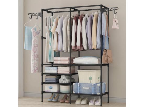 Vente Unique Penderie - Double Porte Manteaux 173 X 36 X 108 Cm