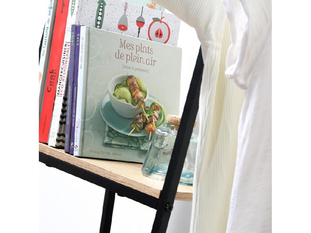 Vente Unique Penderie Industrielle 1 Tablette Basse Avec 4 Étagères - LEXIE