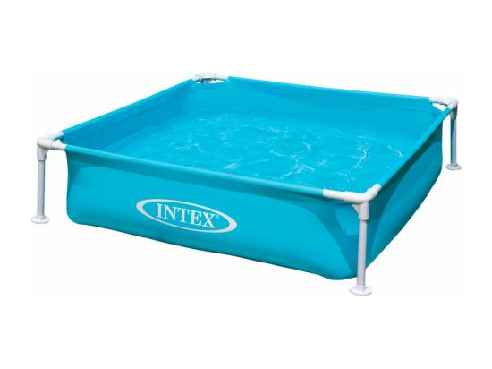 Vente Unique Piscine à Cadre Rectangulaire "Enfant" 122cm Bleu