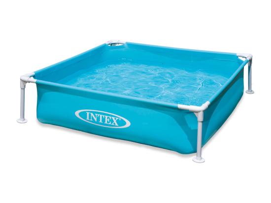 vente unique Piscine à Cadre Rectangulaire "Enfant" 122cm Bleu