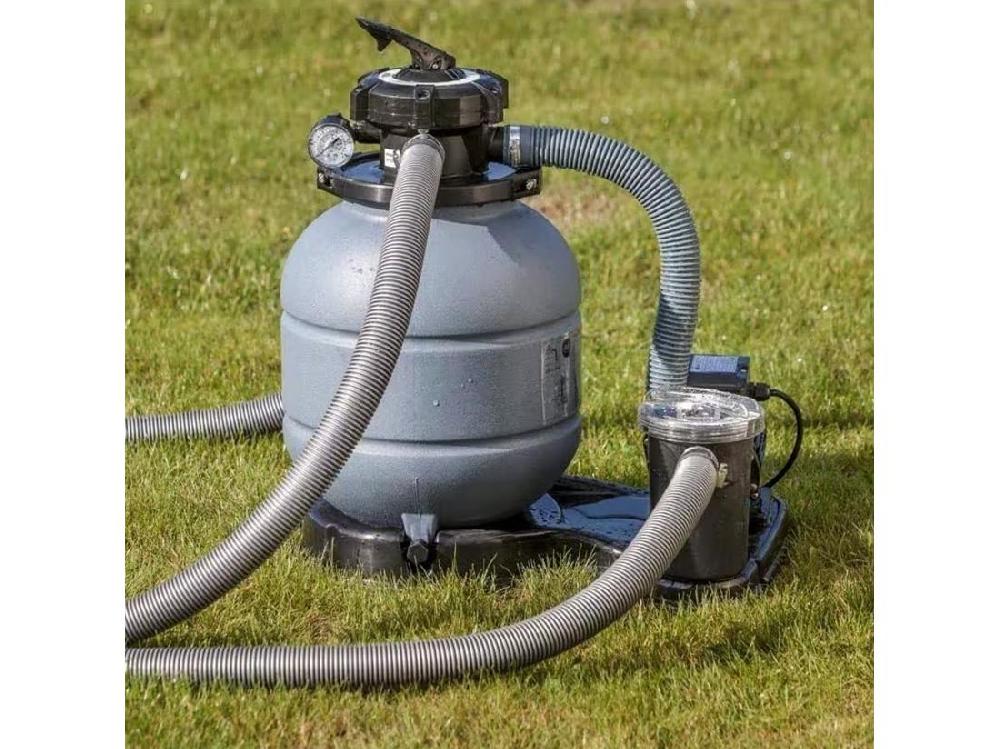 Vente Unique Piscine Acier Aspect Bois Gré Pacific Ronde 3 70 X 1 22 M - Gré