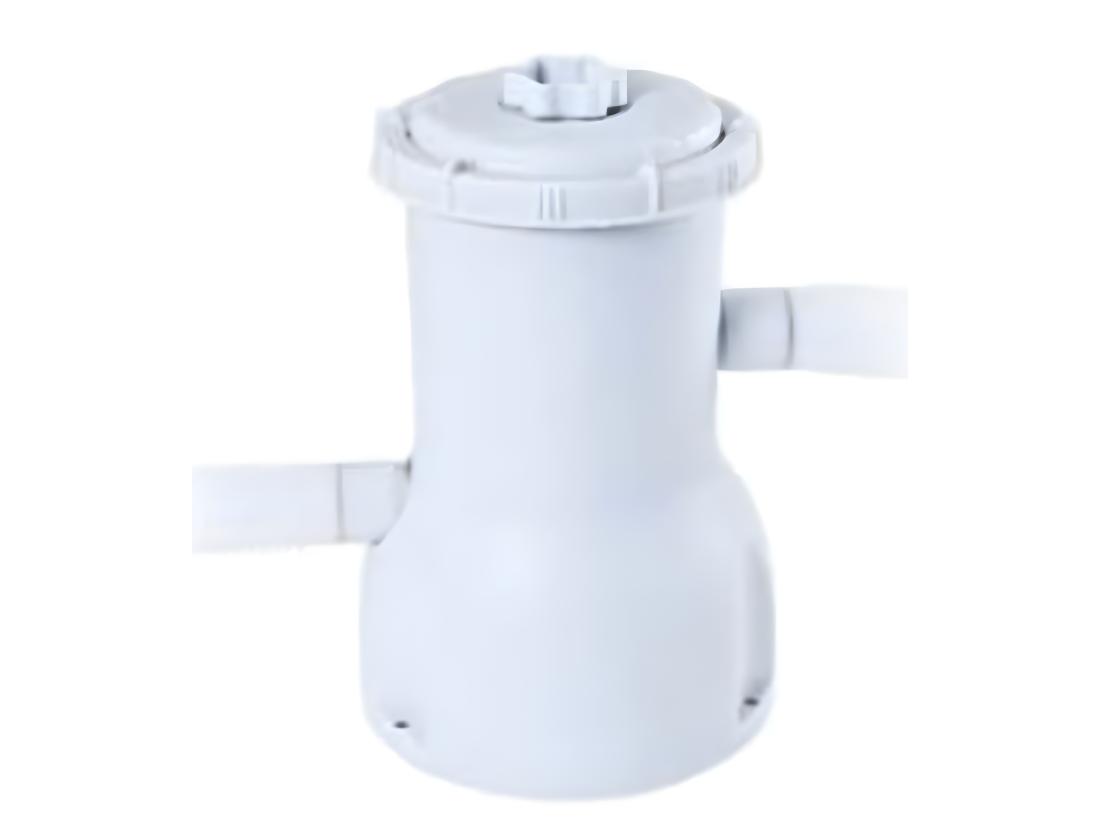 Vente Unique Piscine Acier Ronde Aspect Bois "Punta Cana" - Ø 4.60 X 1.20 M