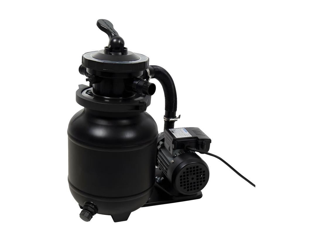 Vente Unique Piscine Acier Ronde Aspect Bois "Punta Cana" - Ø 5.50 X 1.20 M