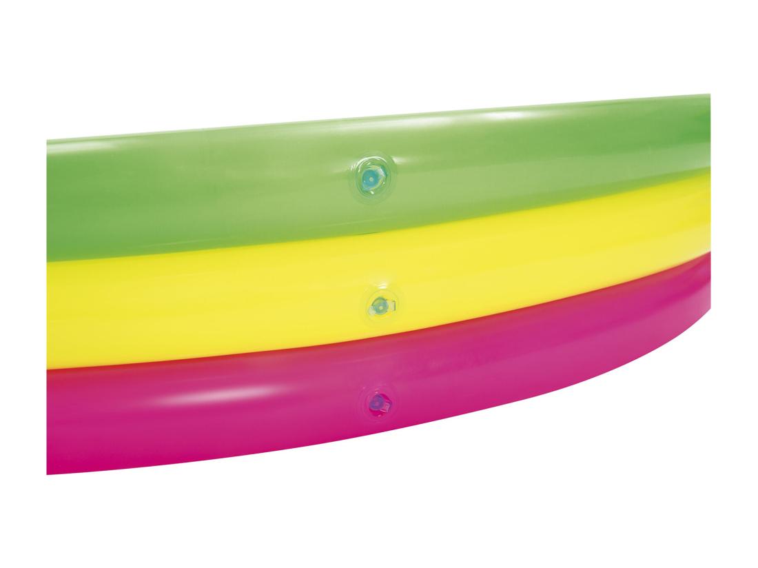 Vente Unique Piscine Arc En Ciel Ronde 3 Boudins - D 152 X H 30 Cm