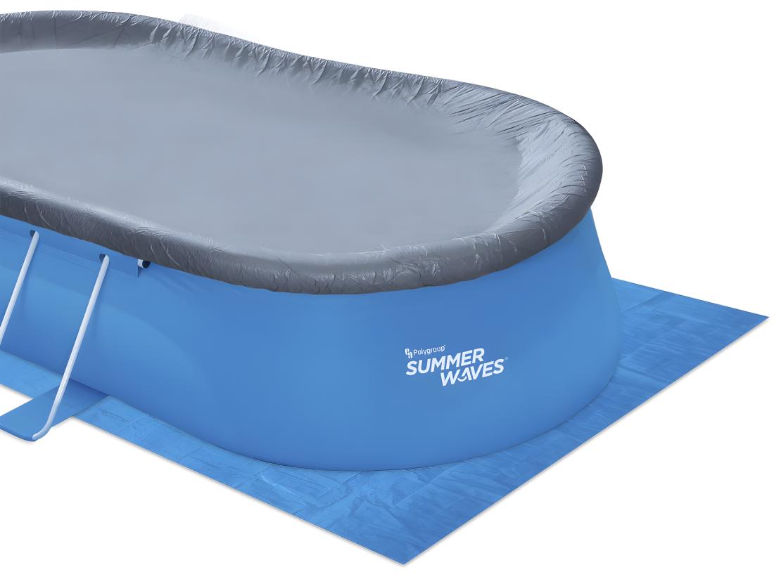 Vente Unique Piscine Autoportante - 6.10 X 3.66 X 1.22 M