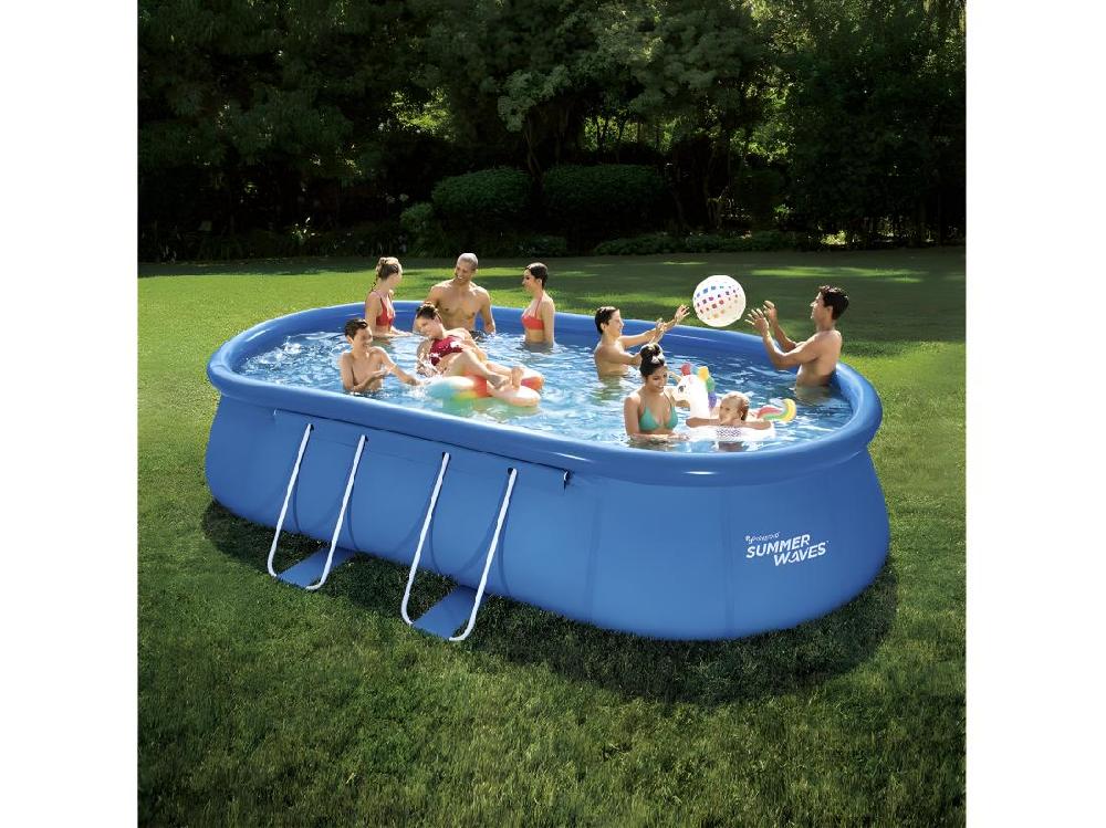 vente unique Piscine autoportante - 6.10 x 3.66 x 1.22 m