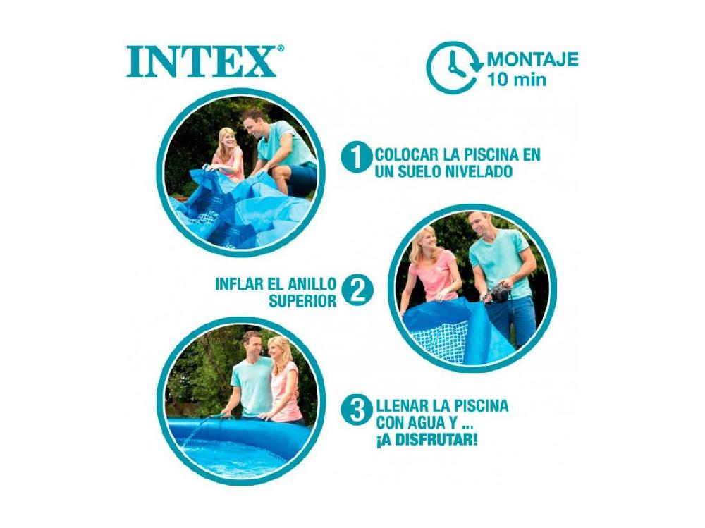Vente Unique Piscine Autoportée Easy Set 3 05 X 0 61 M - Intex
