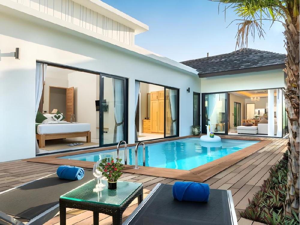 vente unique Piscine bois rectangle " Aruba "- 5.00 x 3.00 x 1.24 m