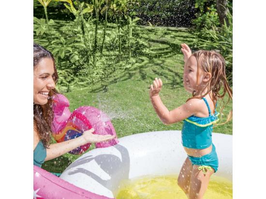 Vente Unique Piscine Enfant Fontaine "Licorne" 272cm Multicolore