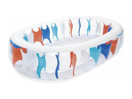 Vente Unique Piscine Gonflable - Elliptique - 229 X 152 X 51 Cm