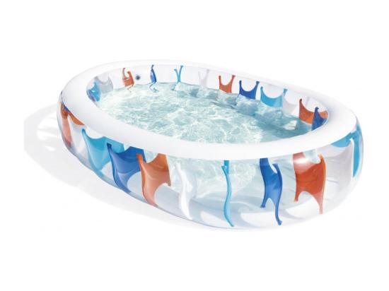 vente unique Piscine gonflable - Elliptique - 229 x 152 x 51 cm