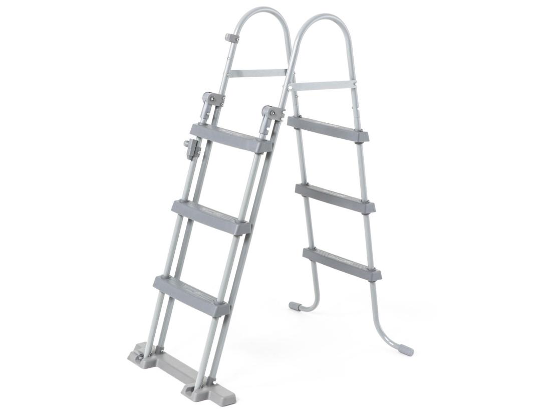 vente unique Piscine Gonflable Fast Set Bestway Imitation Rotin 457x107 cm Épurateur à Cartouche de 2 006 L/H Échelle