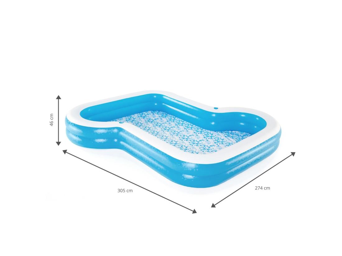 Vente Unique Piscine Gonflable Pour Enfants Bestway 305x274x46 Cm