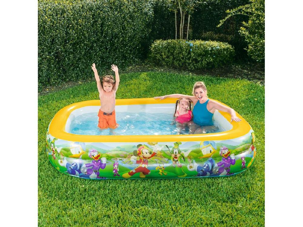 Vente Unique Piscine Gonflable Pour Enfants Bestway Mickey And The Roadster Racers Family 262 X 175 X 51 Cm