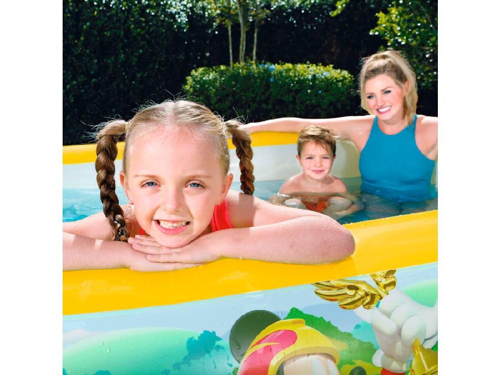 Vente Unique Piscine Gonflable Pour Enfants Bestway Mickey And The Roadster Racers Family 262 X 175 X 51 Cm