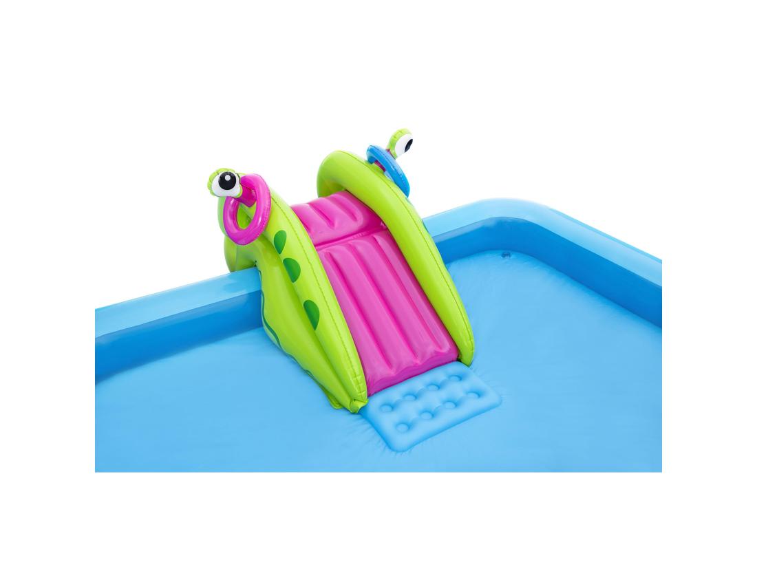 Vente Unique Piscine Gonflable Pour Enfants Bestway Petit Astronaute 228x206x84 Cm Toboggan Plus De 2 Ans