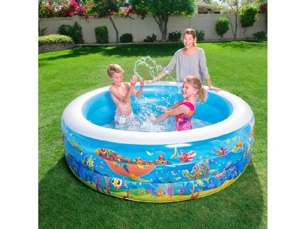 vente unique Piscine Gonflable pour Enfants Bestway Play Aquarium 196x53 cm