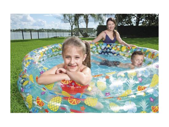 Vente Unique Piscine Gonflable Ronde - 697 L - Sea Life - D 170 Cm X H 53 Cm