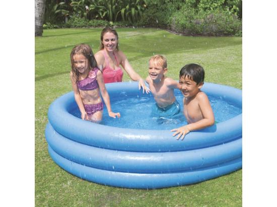 Vente Unique Piscine Gonflable Ronde "Cristal" 168cm Bleu