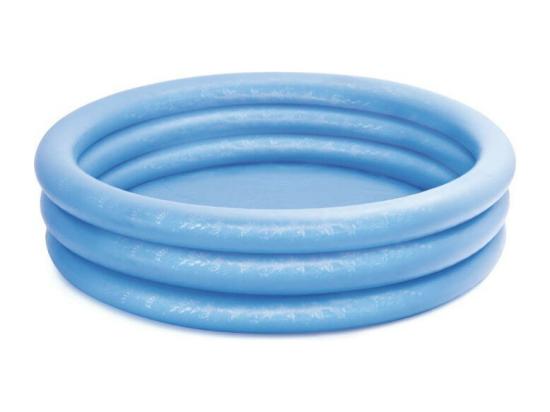 vente unique Piscine Gonflable Ronde "Cristal" 168cm Bleu