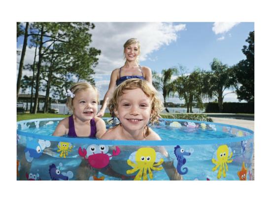 vente unique Piscine hors sol ronde - 277 L - Fill'n'Fun - D 122 cm x H 25 cm