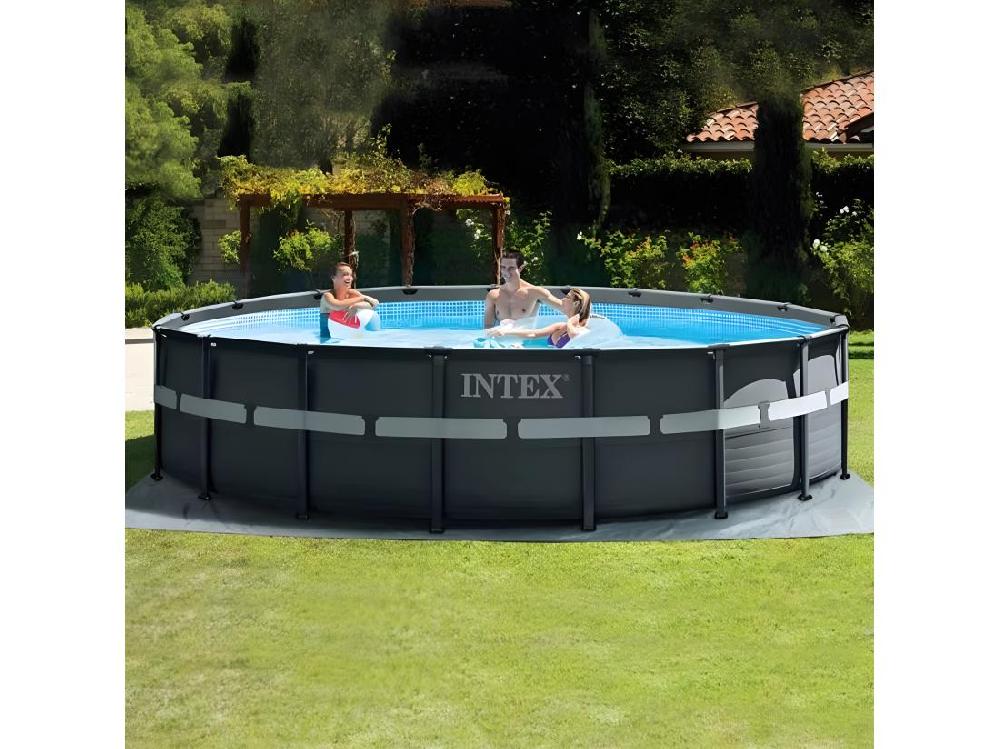 Vente Unique Piscine Hors-sol Ronde 549x132 Intex RAJA