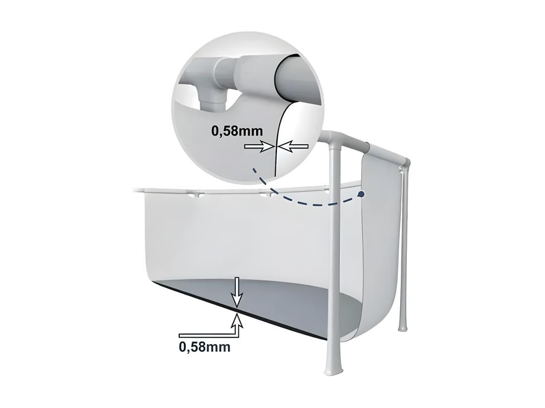vente unique Piscine hors-sol ronde 549x132 intex RAJA