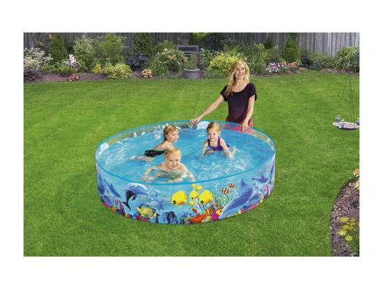 Vente Unique Piscine Hors Sol Ronde - 946 L - Fill'n'Fun Odissey - D 183 Cm X H 38 Cm