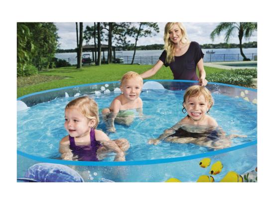 Vente Unique Piscine Hors Sol Ronde - 946 L - Fill'n'Fun Odissey - D 183 Cm X H 38 Cm