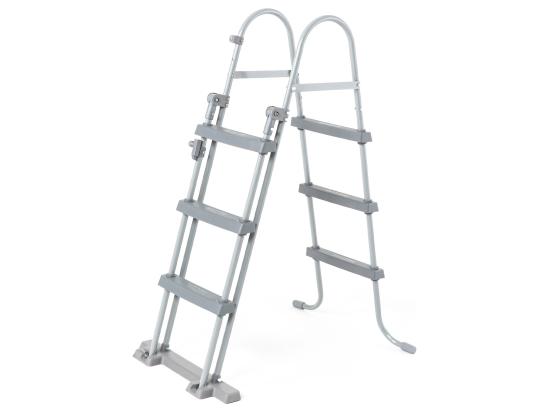 Vente Unique Piscine Hors-sol Tubulaire Bestway Power Steel 404x201x100 Cm Filtre à Sable De 3.028 Litres/heure